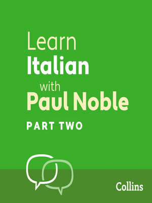 Learn Italian with Paul Noble, Part 2 - Audiobook